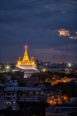 Wat Saket Ratcha manzaralı