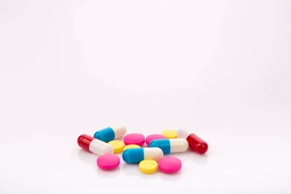Dosis Pastillas Medicamento Farmacéutico Concepto Atención Sanitaria — Foto de Stock