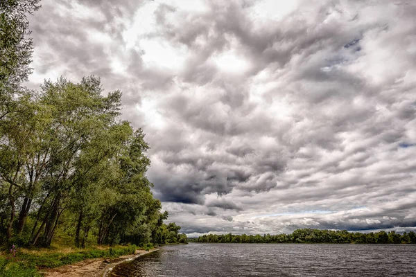 Summer Storm River — Stock Photo, Image