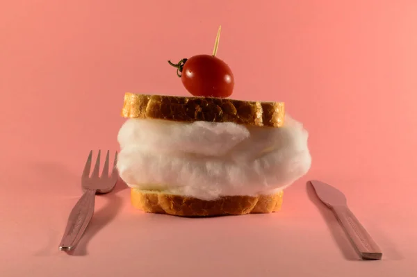 Sanatsal Sandviç Takımı Hazır Yemek Kapat — Stok fotoğraf