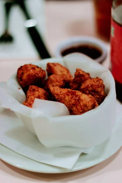Fried Chicken Close — Stock Photo, Image