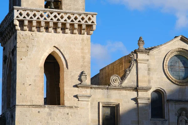 Kostel San Pietro Caveoso Matera — Stock fotografie