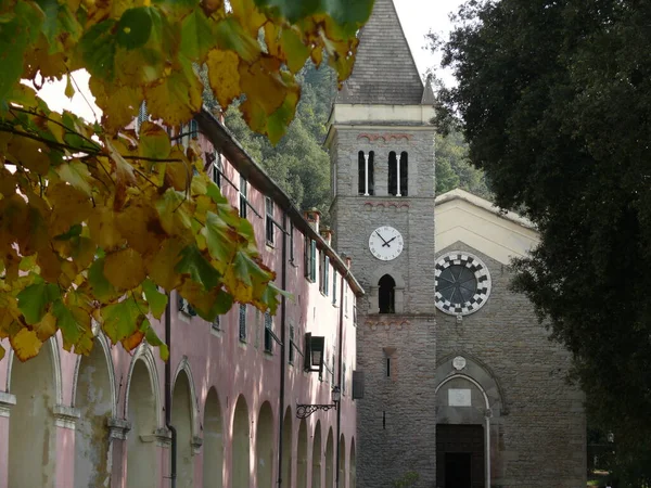 Sanctuary Soviore Cinque Terre Church — Stock Photo, Image