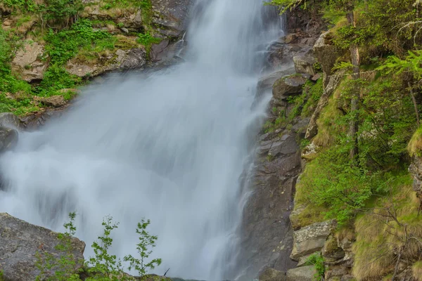 Fantástica Vista Cachoeira Papel Parede Natureza — Fotografia de Stock
