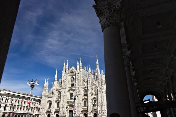 Katedralbyggnaden Milano Gotisk Arkitektur — Stockfoto
