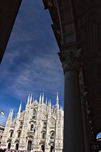 Bâtiment Cathédrale Milan Architecture Gothique — Photo