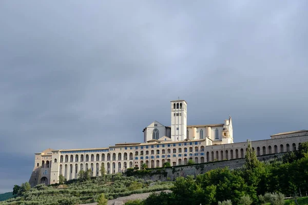 Kloster Und Kirche San Francesco Assisi — Stockfoto