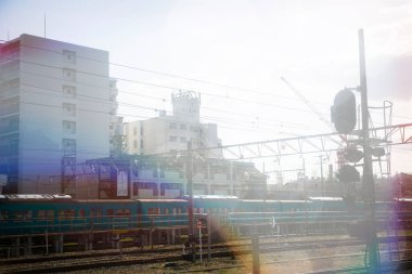Tokyo, Japonya 'daki tren istasyonu.