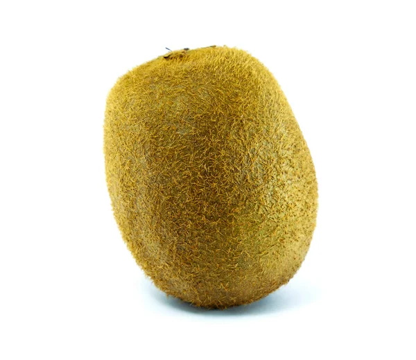 Uma Fruta Kiwi Colocada Sobre Fundo Branco — Fotografia de Stock