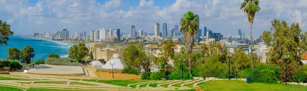 Plaj Manzarası Tel Aviv Görünümü — Stok fotoğraf