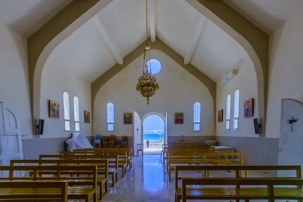 Sankt Gregorius Kyrka Nära Stranden Haifa — Stockfoto