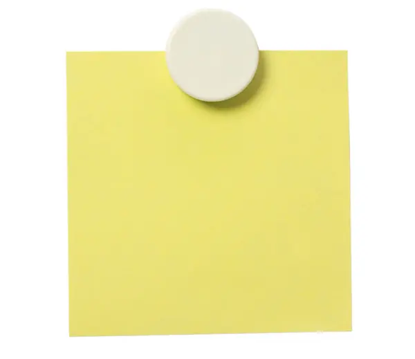 Yellow Sticky Note Colorful Picture — Stock Photo, Image