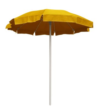 Plaj şemsiyesi - sarı yakın plan