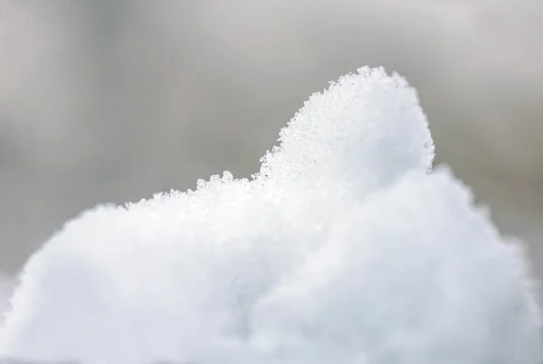 雪のマクロ ウィンターバック — ストック写真