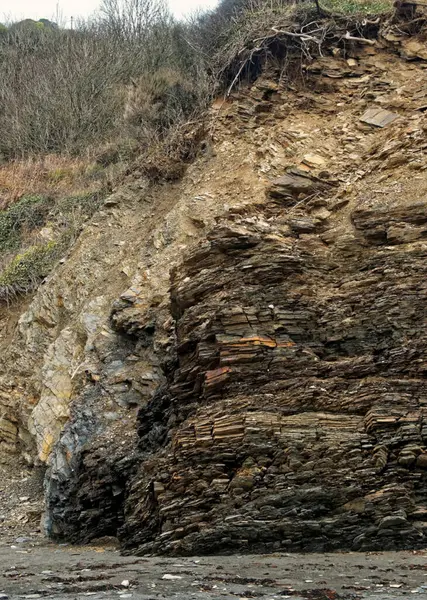 Primer Plano Las Rocas Sitio Geológico — Foto de Stock