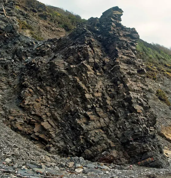 Close Rochas Local Geológico — Fotografia de Stock