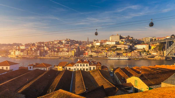 Porto Oporto Old Town Douro River Panorama Porto — Zdjęcie stockowe