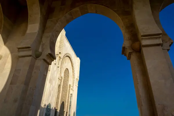 Moskén Hassan Casablanca Morocco — Stockfoto