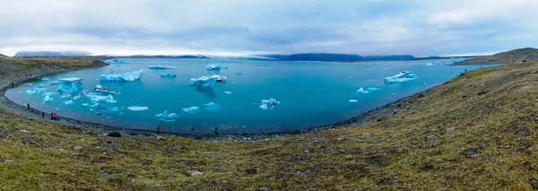 Krásné Přírodní Pozadí Ledovcová Laguna Jokulsarlon — Stock fotografie