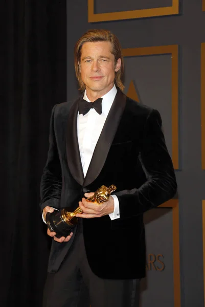 Brad Pitt Bij Oscar Ceremonie — Stockfoto