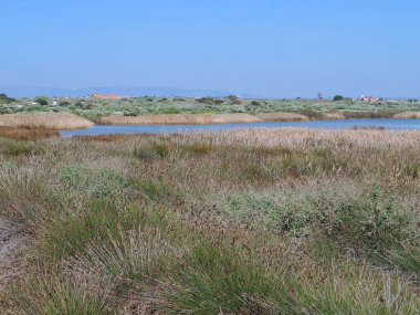 Beautiful lagoon Lagoa dos Salgados near Albufeira in Portugal