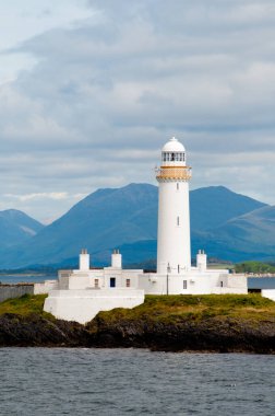 Güzel Eski Deniz feneri doğa arkaplanı