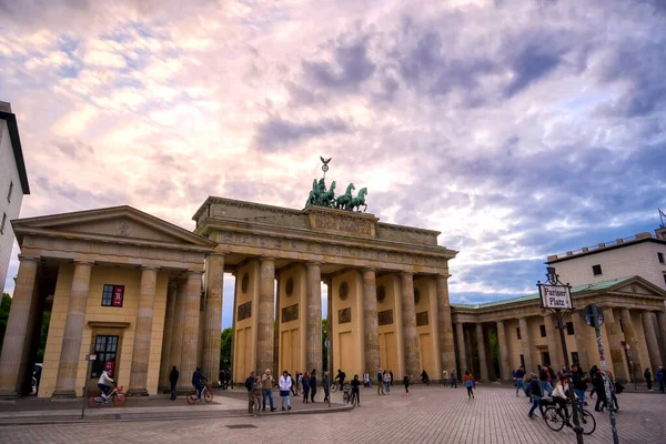 Cancello Brandeburgo Berlino Germania — Foto Stock