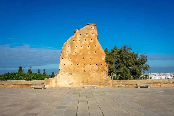 Das Mausoleum Von König Mohammed Und Der Turm Hasan Rabat — Stockfoto