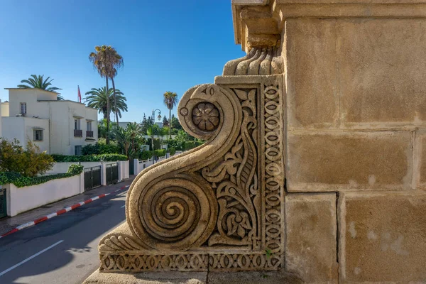 King Mohamed Mausoleum Hasan Tower Rabat Morocco — Stock Photo, Image