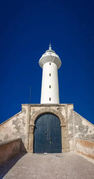Scenic Shot Lighthouse Rabat Sunny Day — Stock Photo, Image