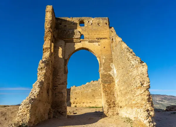Grobowce Marynidów Fès Morocco — Zdjęcie stockowe