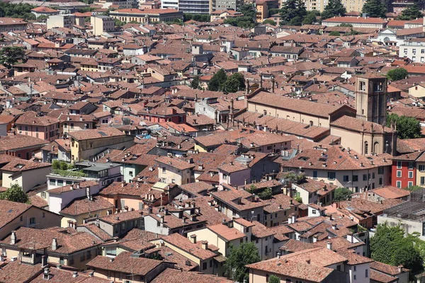 Médiévale Ville Brescia Beau Paysage Urbain — Photo