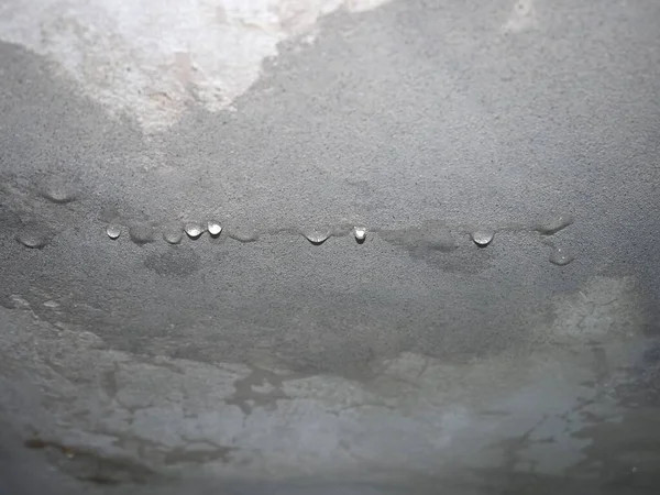 Umidade Umidade Teto Com Gotas Infiltração Água — Fotografia de Stock