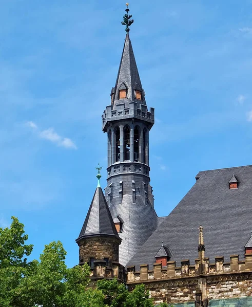 Hermoso Ayuntamiento Histórico Aquisgrán Alemania —  Fotos de Stock