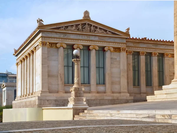 Υπέροχη Αρχιτεκτονική Παρουσιάζει Πανεπιστήμιο Αθηνών Στην Ελλάδα — Φωτογραφία Αρχείου