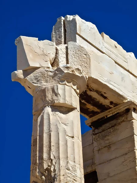 Templo Famoso Acrópole Atenas Grécia — Fotografia de Stock