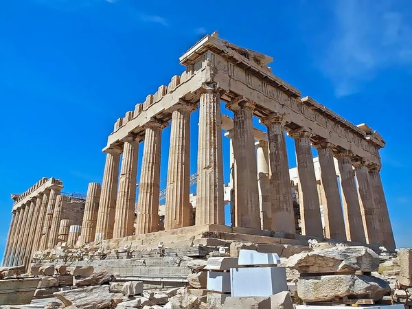 Famoso Templo Acrópolis Atenas Grecia — Foto de Stock