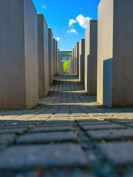 Monumento Los Judíos Asesinados Europa Berlín Alemania —  Fotos de Stock