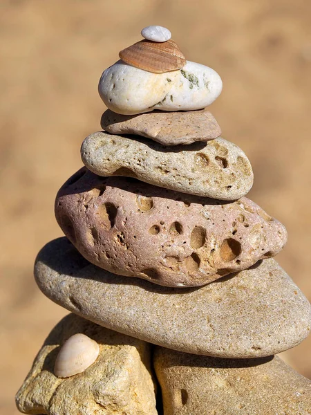 Stacks Stones Bright Colors — Stock Photo, Image