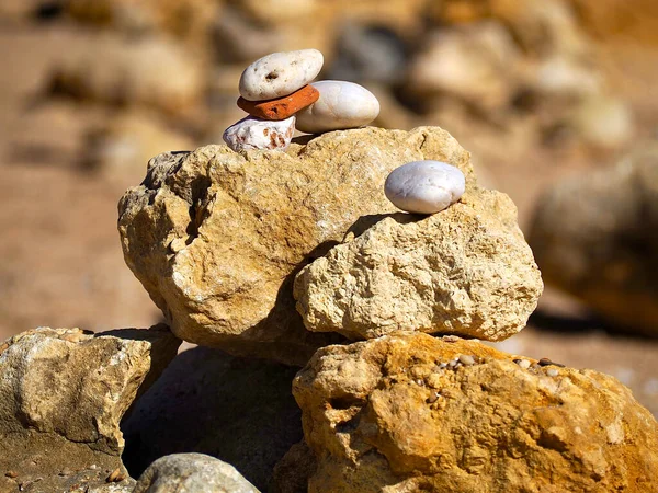 Montones Piedras Colores Brillantes —  Fotos de Stock