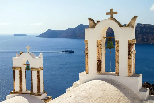 Grekland Santorini Och Oia Vacker Arkitektur — Stockfoto