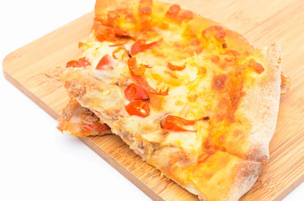 Close Shot Delicious Italian Pizza — стоковое фото