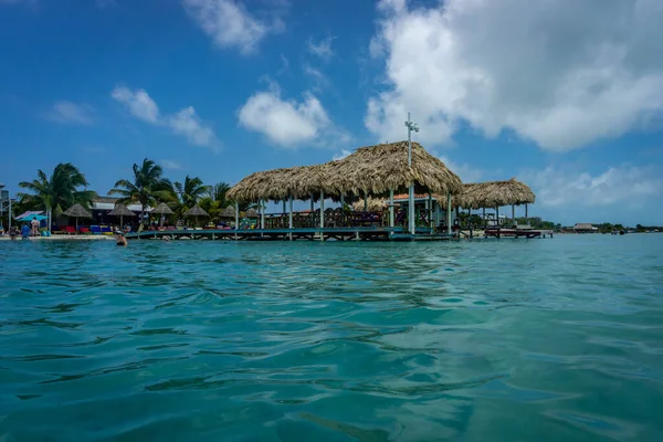 Blick Auf Ambergris Caye Die Größte Insel Belizes Der Karibik — Stockfoto