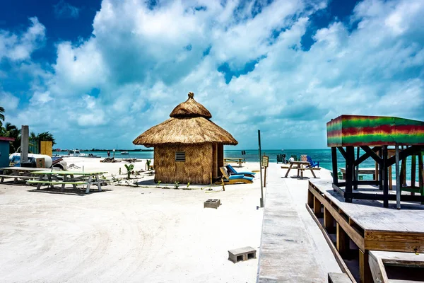 Scenic Shot Beautiful Resort Caye Caulker Belize — Stock Photo, Image