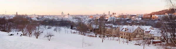 Vintern Panorama Över Vilnius — Stockfoto