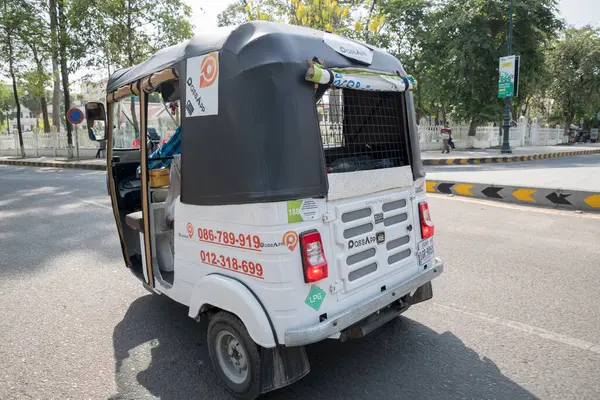 Rickshaw Passapp Service Phnom Penh Camboja — Fotografia de Stock