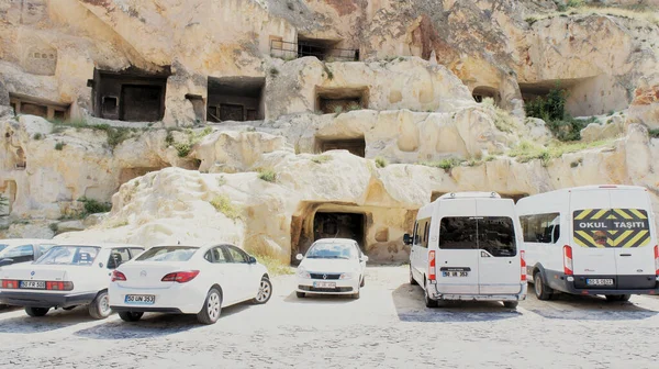 Uegruep Anatolia Turkey July 2Nd 2015 Parking Cappadocia — Stock Photo, Image