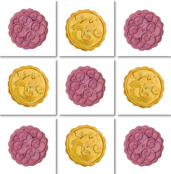 Traditional Non Traditional Moon Cakes — Stock Photo, Image