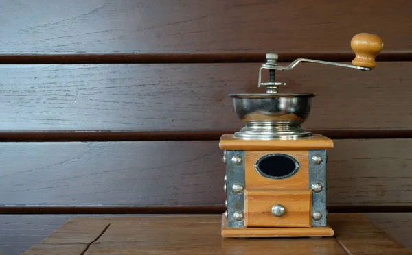 Close View Vintage Coffee Grinder — Stock Photo, Image