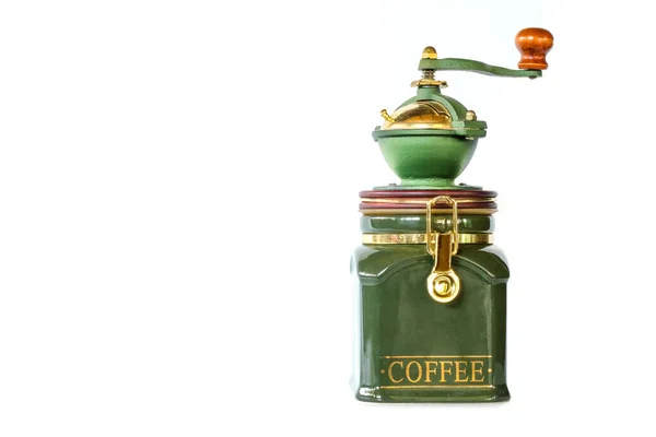 Närbild Vintage Kaffekvarn — Stockfoto